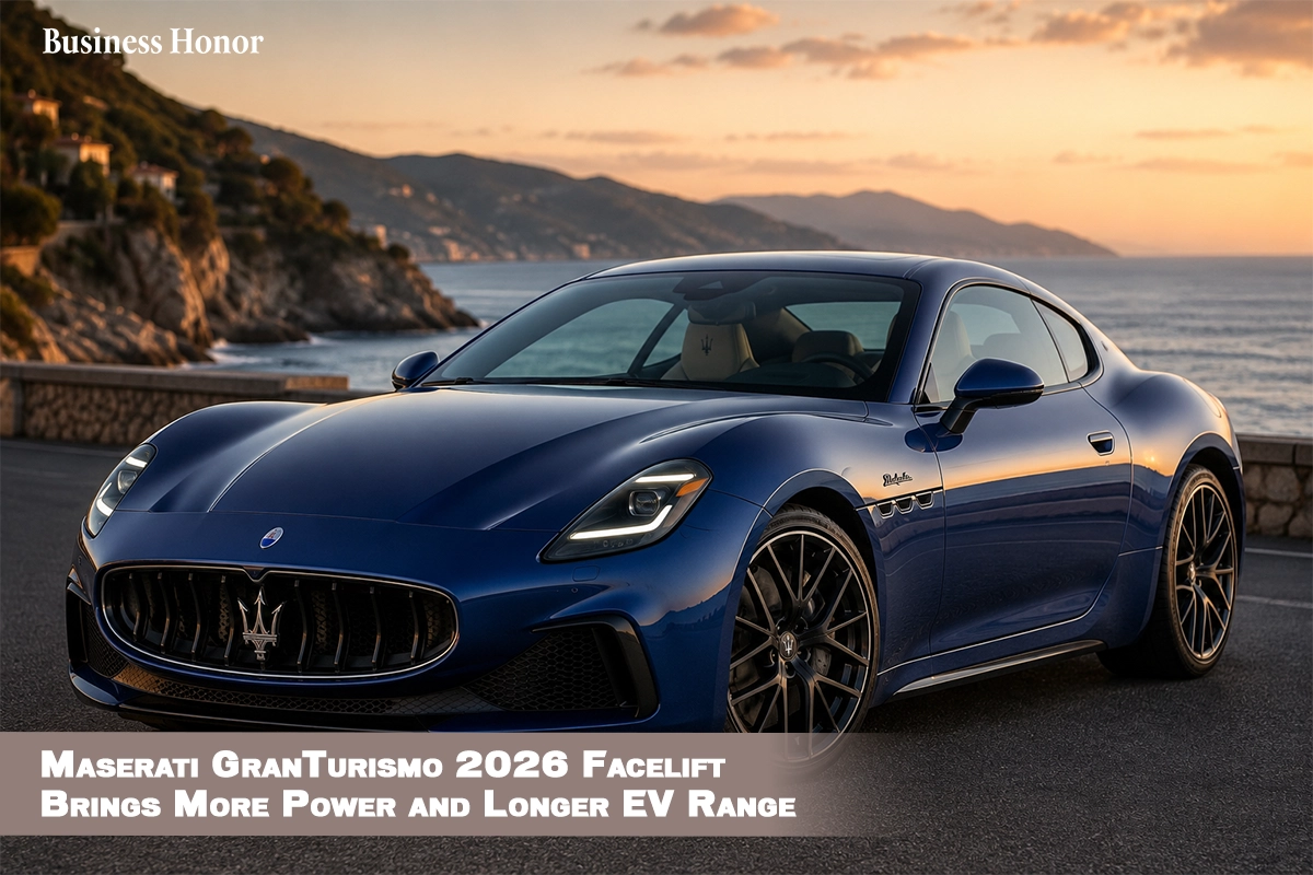  Maserati GranTurismo 2026 Facelift Brings More Power and Longer EV Range 